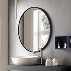 Round Framed Wall Mirror, 50 cm