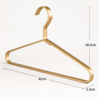 Slim Aluminium Clothes Hangers – Set of 4 – image 2