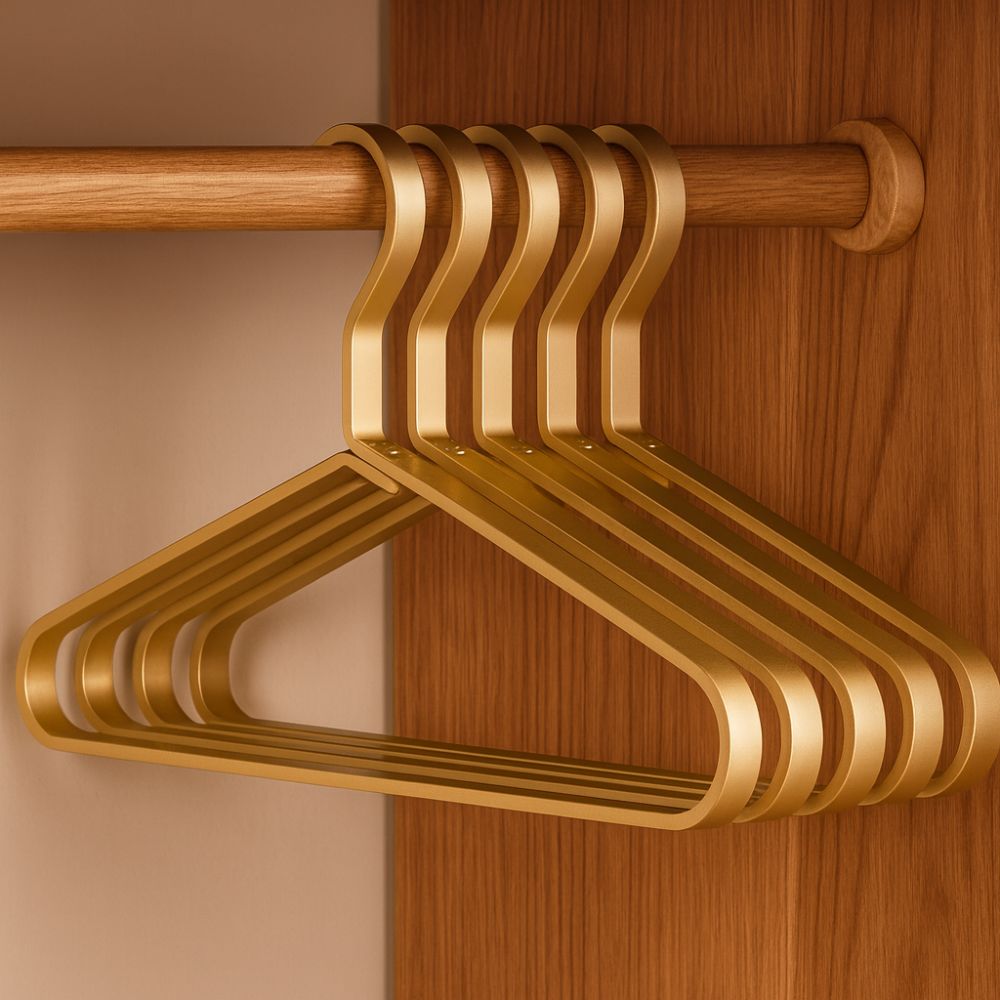 Slim Aluminium Clothes Hangers – Set of 4 – image 7