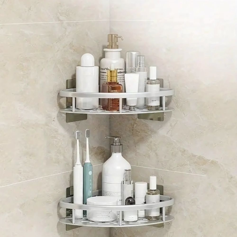 Aluminium Shower Caddy — Silver