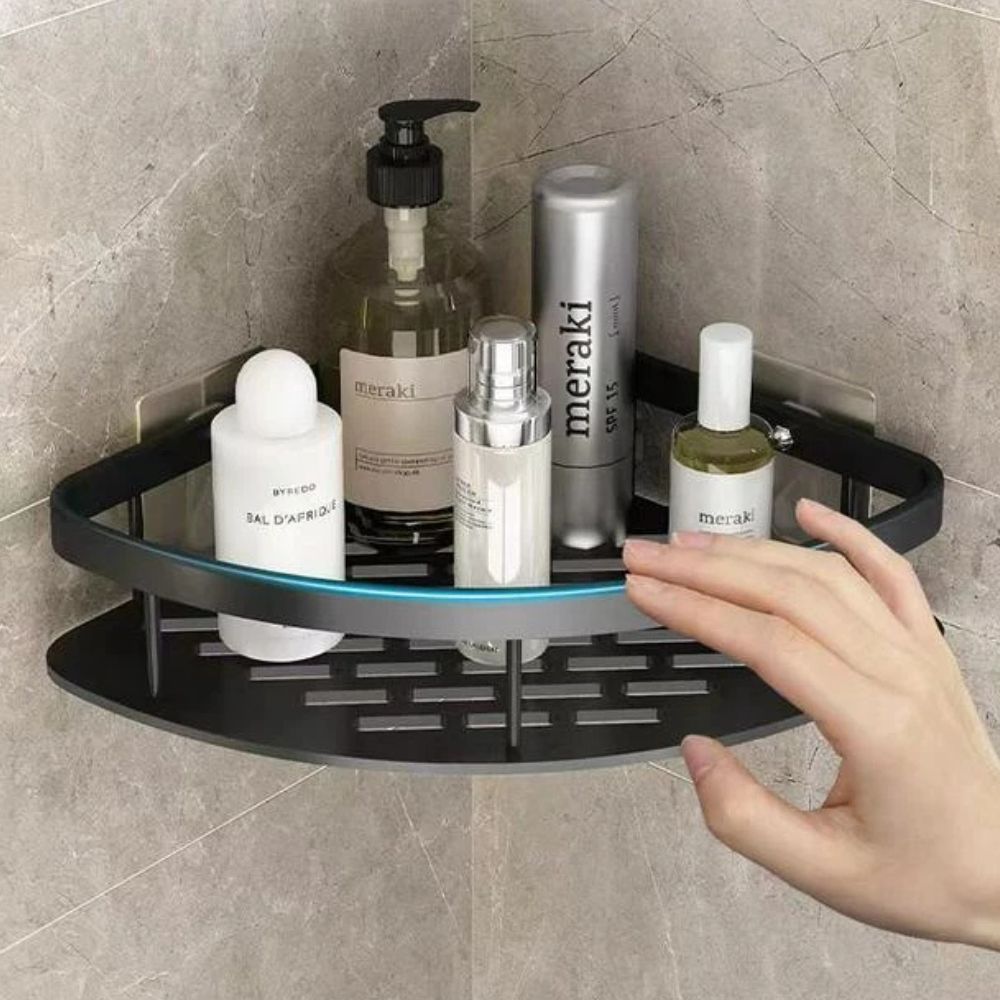 Aluminium Shower Caddy — Black