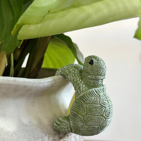 Hanging Resin Turtle Plant Pot Ornament – image 7