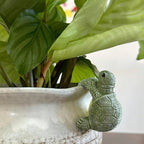 Hanging Resin Turtle Plant Pot Ornament – image 8