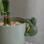 Hanging Resin Turtle Plant Pot Ornament – image 4