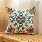 Vintage Floral Embroidered Cushion Cover - product view 3