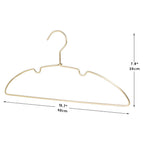 Curved Aluminium Clothes Hangers Set of 10 – image 8