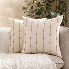 Vertical Stitched Stripe Cushion Cover – image 5