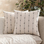 Vertical Stitched Stripe Cushion Cover – image 2