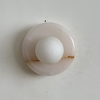 White Jade Wall Sconce with Glass Shade - view 13