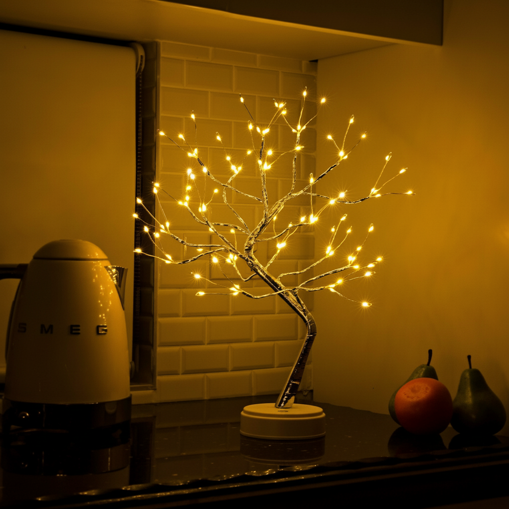Table Lamp Decorative Bonsai Tree LED Light Cosy Home Decor