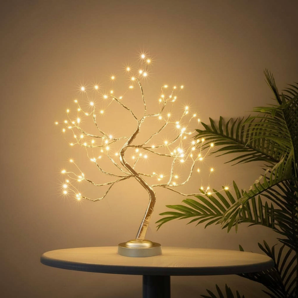 Table Lamp Decorative Bonsai Tree LED Light Cosy Home Decor