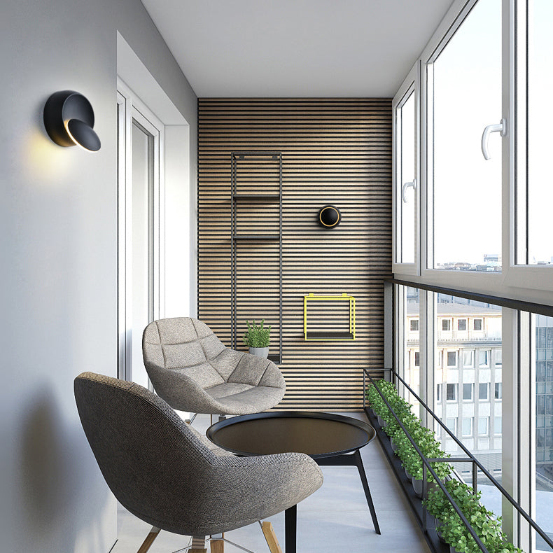 Rotating Eclipse LED Wall Light, 5 W