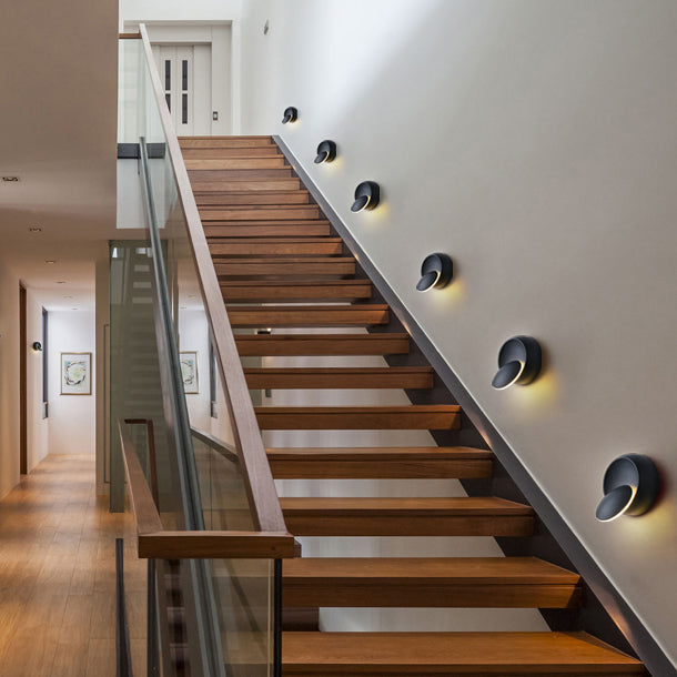 Rotating Eclipse LED Wall Light, 5 W