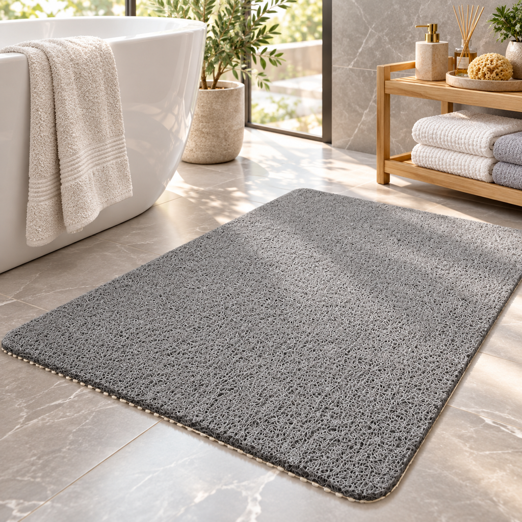 Bathroom Mat Antibacterial Bath Non Slip Design