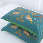 Bird Jacquard Cotton Gauze Pillowcases, Set of 2 - product view 2