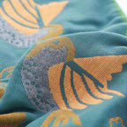 Bird Jacquard Cotton Gauze Pillowcases, Set of 2 - product view 5
