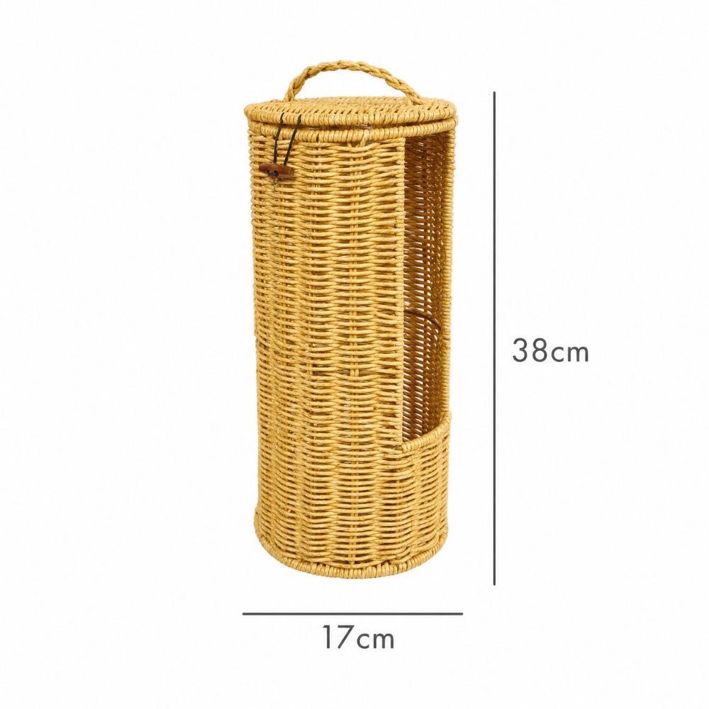 Woven Rope Toilet Roll Storage Holder – image 4