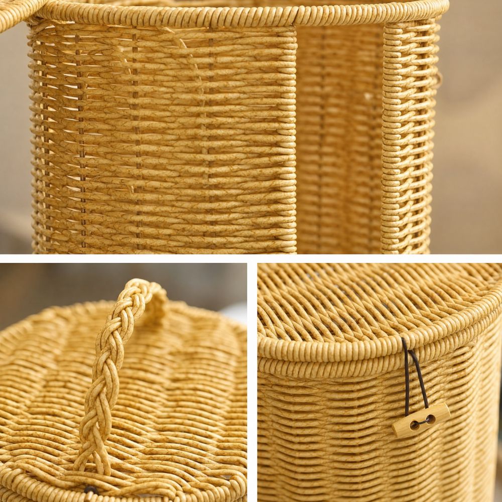 Woven Rope Toilet Roll Storage Holder – image 3