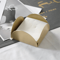 Gold Tone Stainless Steel Tissue Holder