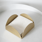 Gold Tone Stainless Steel Tissue Holder