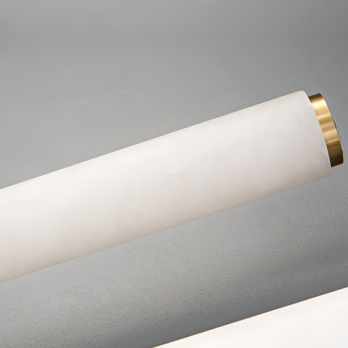 Alabaster Wall Sconce with Brass or Black Frame - view 29