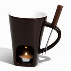 Ceramic Tealight Fondue Mug Set, Pack of Two — product view 2