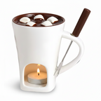 Ceramic Tealight Fondue Mug Set, Pack of Two — product view 3
