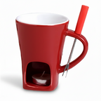 Ceramic Tealight Fondue Mug Set, Pack of Two — product view 4
