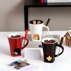 Ceramic Tealight Fondue Mug Set, Pack of Two — product view 1