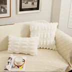 Plush Ribbed Cushion Cover – image 4