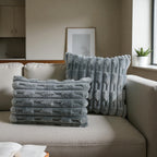 Plush Ribbed Cushion Cover – image 5