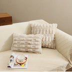 Plush Ribbed Cushion Cover – image 3