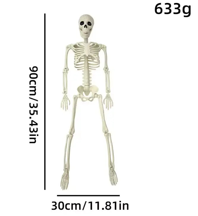 Posable Halloween Skeleton Decoration, 70, 90 or 165 cm - product view 5