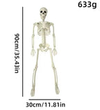Posable Halloween Skeleton Decoration, 70, 90 or 165 cm - product view 5