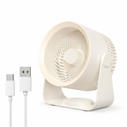 Portable USB-C Desk Fan, 3 Speeds with USB or 4000mAh Options — product view 8
