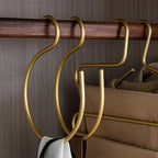 S Shaped Metal Wardrobe Hangers, Set of 5