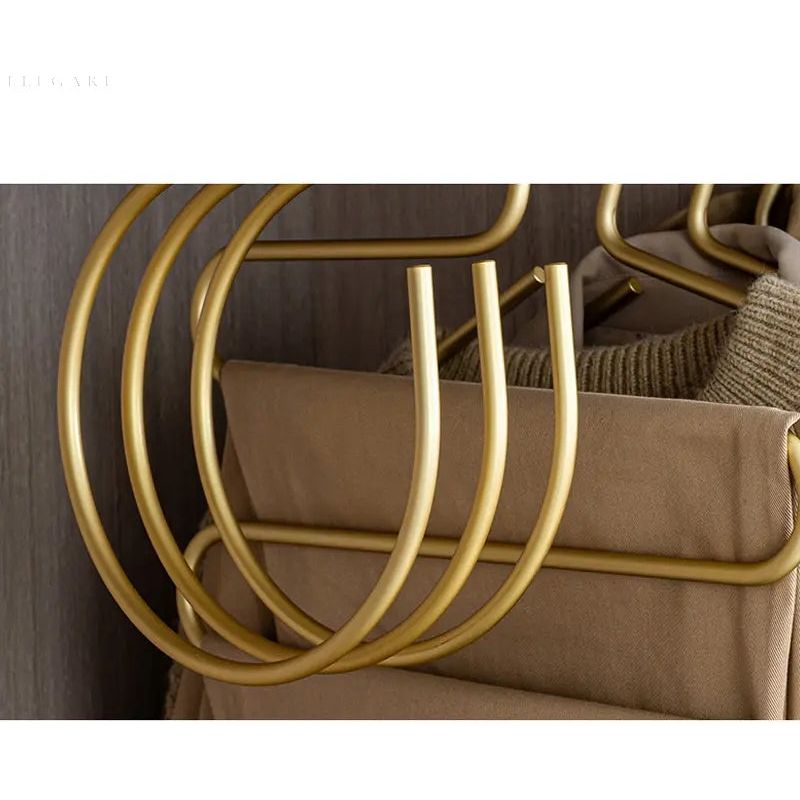 S Shaped Metal Wardrobe Hangers, Set of 5