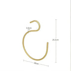 S Shaped Metal Wardrobe Hangers, Set of 5