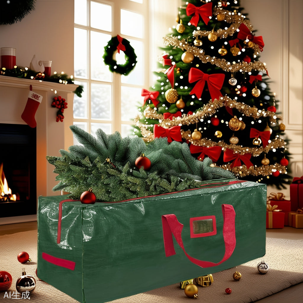 Christmas Tree Storage Bag Heavy Duty Waterproof Plastic Organiser