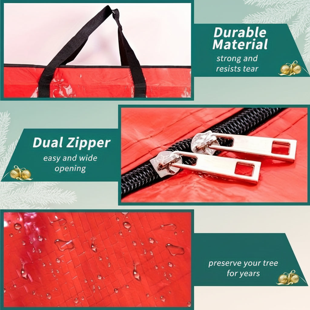 Christmas Tree Storage Bag Heavy Duty Waterproof Plastic Organiser