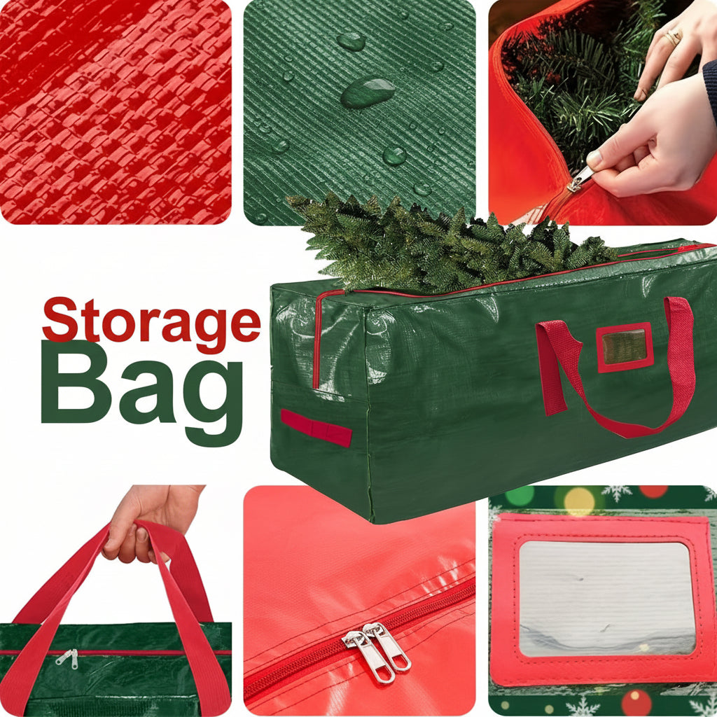 Christmas Tree Storage Bag Heavy Duty Waterproof Plastic Organiser