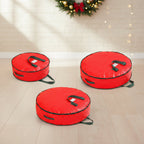 Ornament Storage Bag Polyester Christmas Decoration Organiser