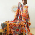 Boho Reversible Cooling Throw Blanket — product view 1