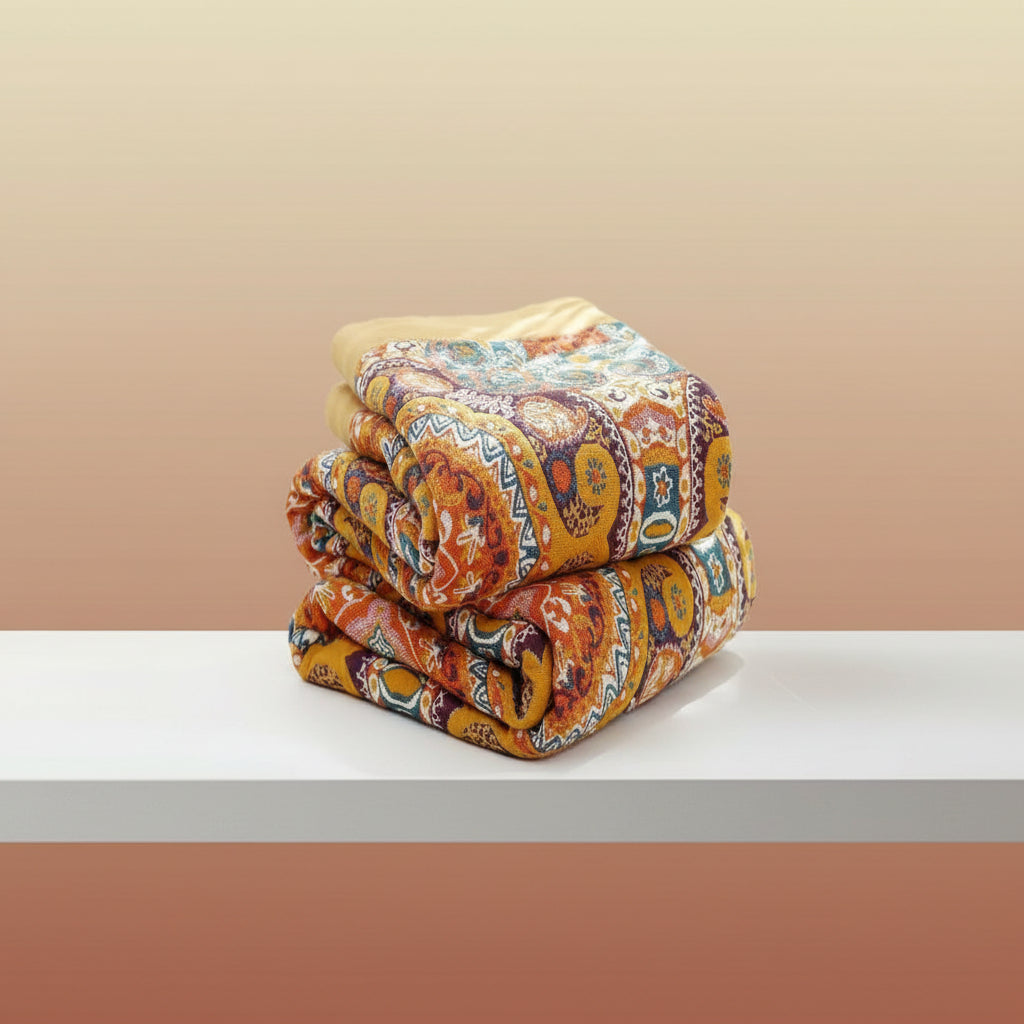 Boho Reversible Cooling Throw Blanket — product view 4