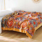 Boho Reversible Cooling Throw Blanket — product view 2