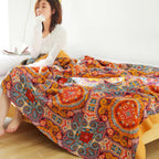 Boho Reversible Cooling Throw Blanket — product view 7