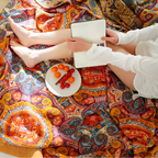 Boho Reversible Cooling Throw Blanket — product view 5