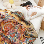 Boho Reversible Cooling Throw Blanket — product view 3