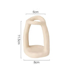 Sculptural Ceramic Loop Toothbrush and Pen Holder – image 6