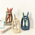 Sculptural Ceramic Loop Toothbrush and Pen Holder – image 3